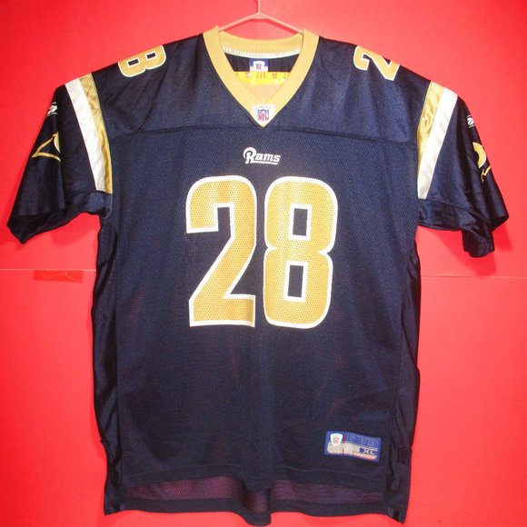 MARSHALL FAULK St Louis LA Rams NFL Reebok Football Jersey Men's XL - Picture 1 of 6